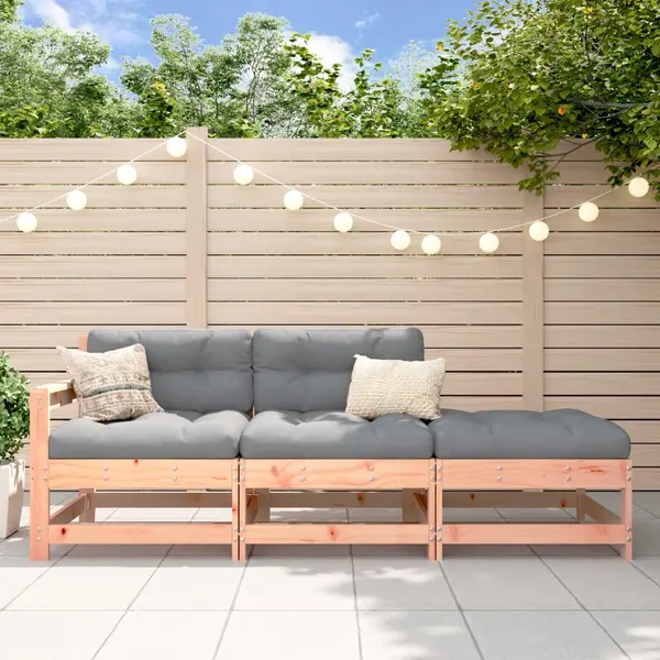 Gossi set mobilier de gradina, 3 piese, lemn masiv douglas