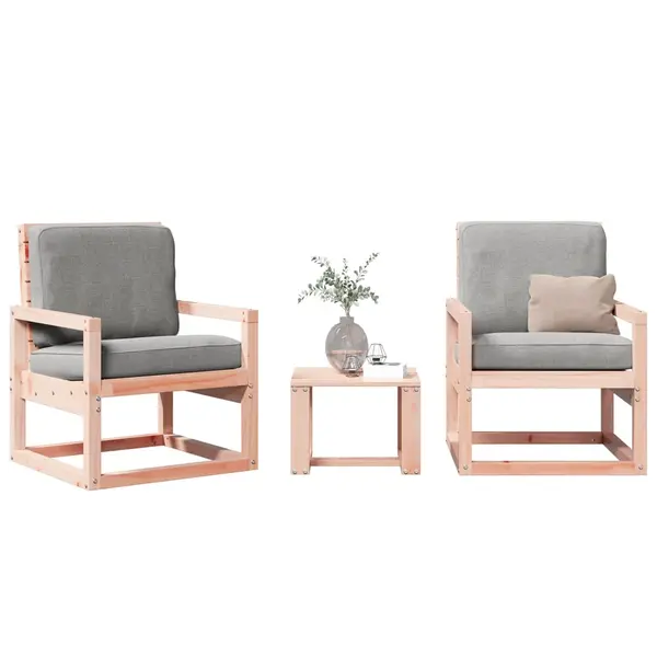 Gossi set mobilier de gradina, 3 piese, lemn masiv douglas