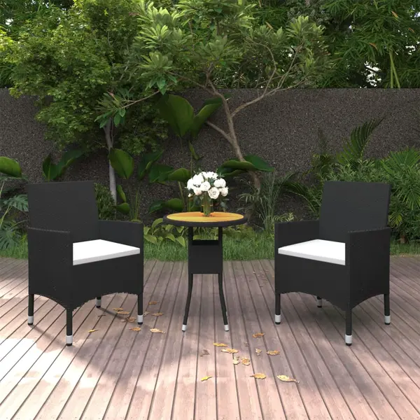 Gossi set mobilier de gradina, 3 piese, poliratan