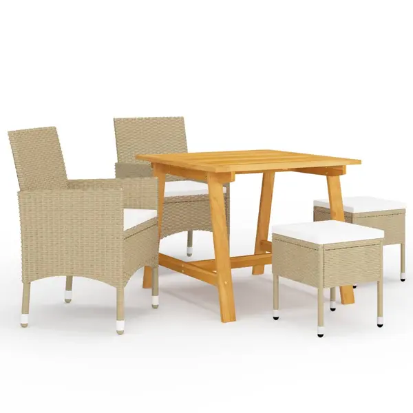 Gossi set mobilier de gradina, 5 piese, bej