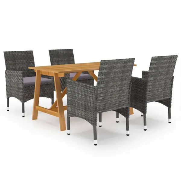 Gossi set mobilier de gradina, 5 piese, gri
