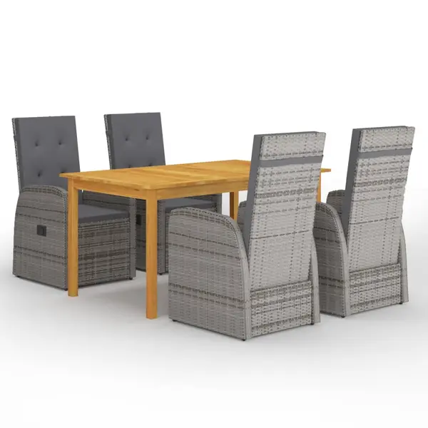 Gossi set mobilier de gradina, 5 piese, gri