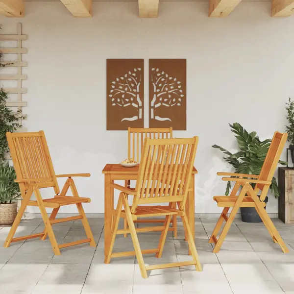 Gossi set mobilier de gradina, 5 piese, lemn masiv de acacia