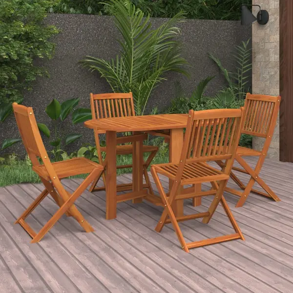 Gossi set mobilier de gradina, 5 piese, lemn masiv de acacia