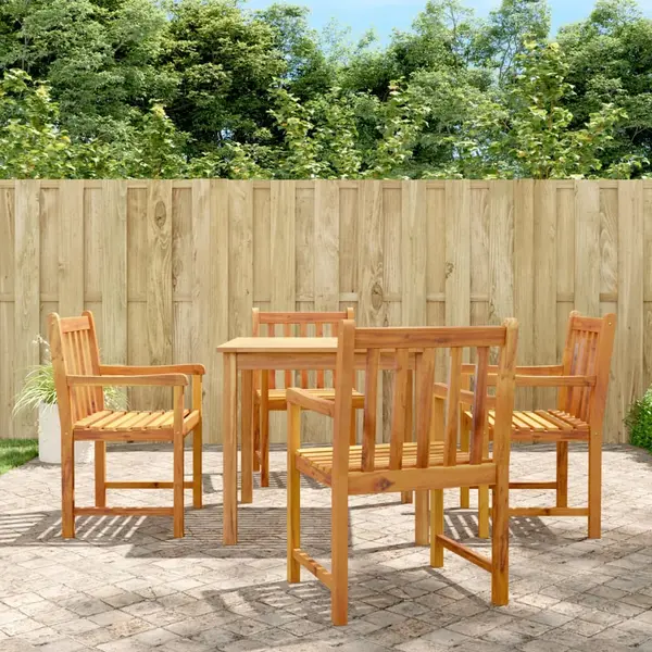 Gossi set mobilier de gradina, 5 piese, lemn masiv de acacia