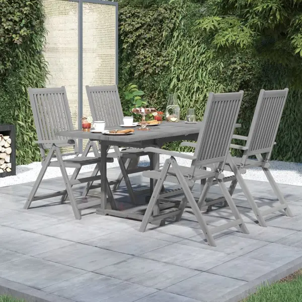 Gossi set mobilier de gradina, 5 piese, lemn masiv de acacia