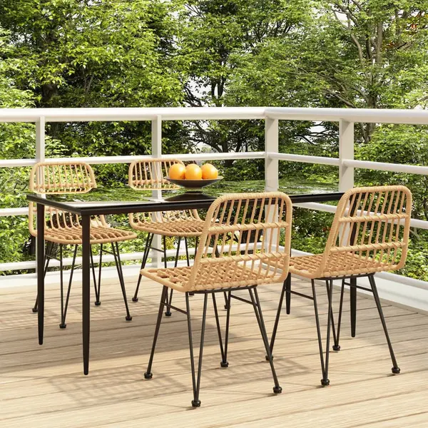 Gossi set mobilier de gradina, 5 piese, poliratan