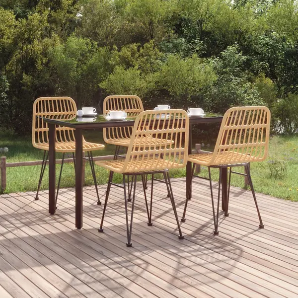 Gossi set mobilier de gradina, 5 piese, poliratan