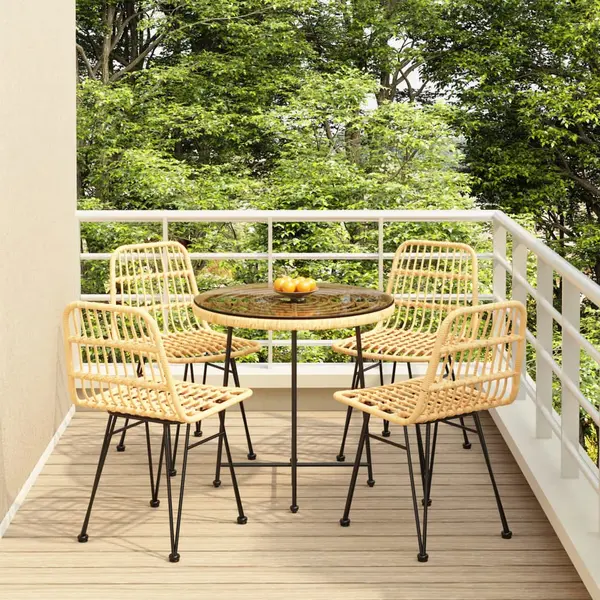 Gossi set mobilier de gradina, 5 piese, poliratan