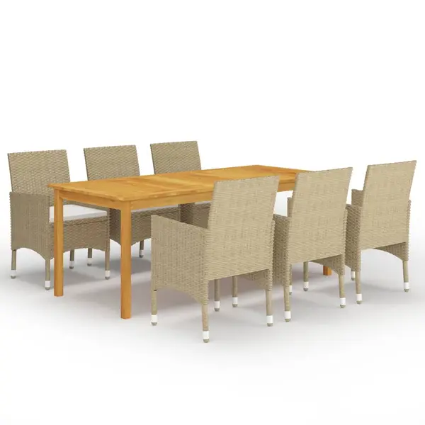 Gossi set mobilier de gradina, 7 piese, bej