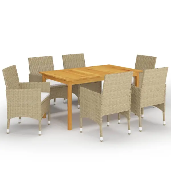 Gossi set mobilier de gradina, 7 piese, bej