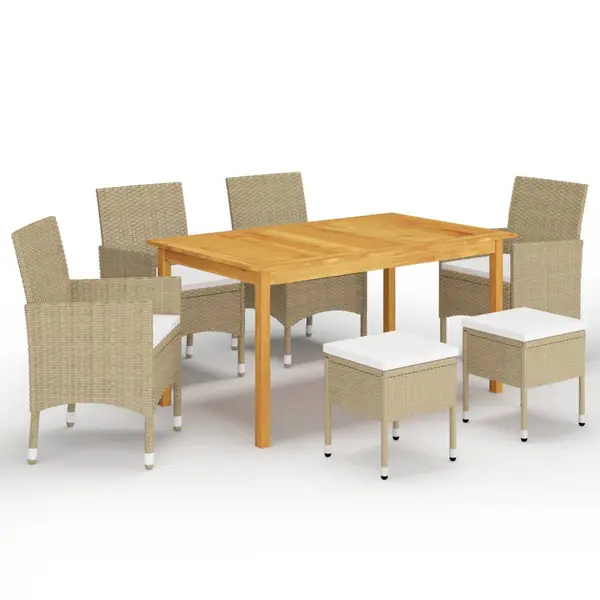 Gossi set mobilier de gradina, 7 piese, bej