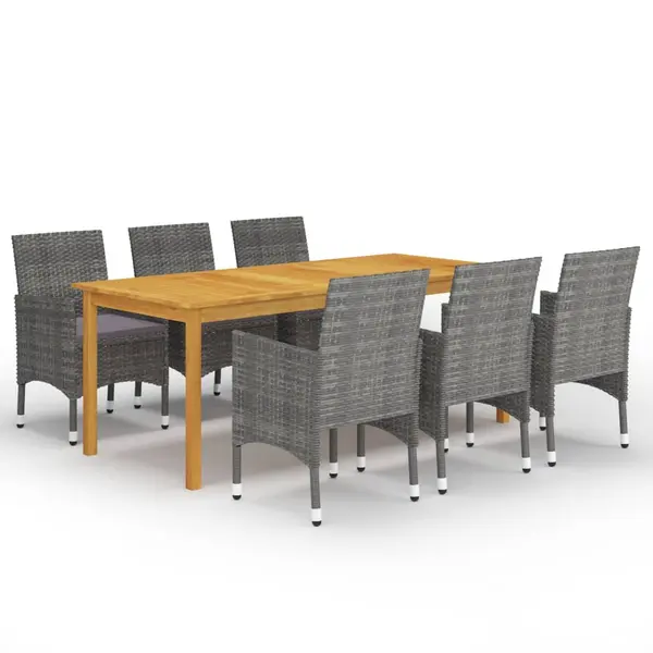 Gossi set mobilier de gradina, 7 piese, gri