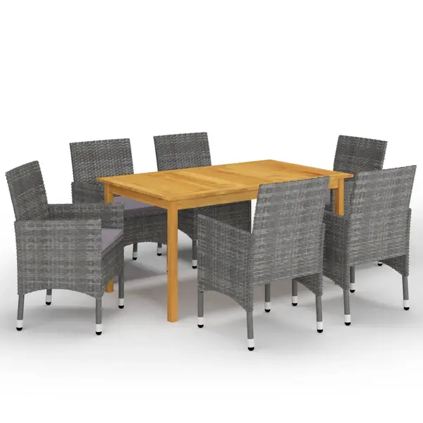 Gossi set mobilier de gradina, 7 piese, gri