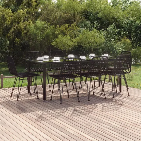 Gossi set mobilier de gradina, 9 piese, poliratan