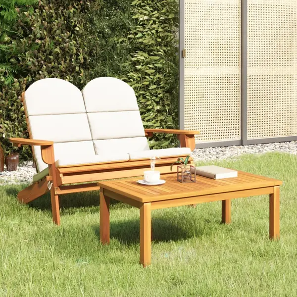 Gossi set mobilier de gradina adirondack, 2 piese, lemn masiv acacia