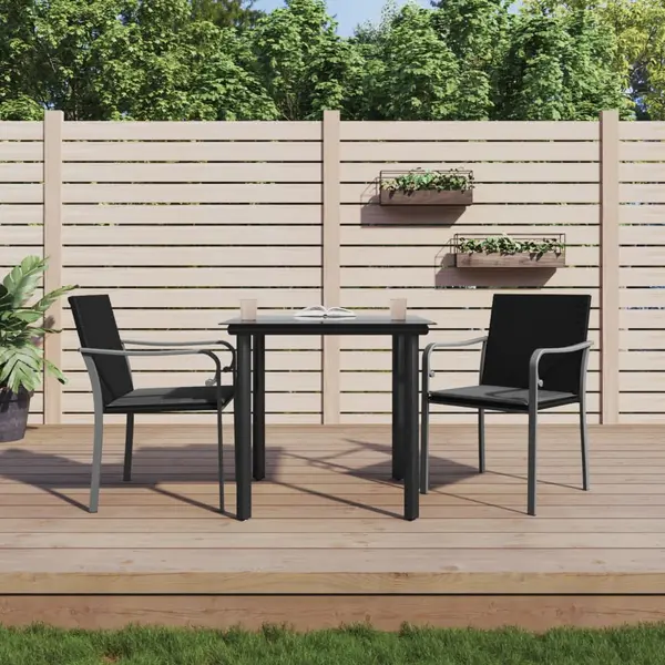 Gossi set mobilier de gradina cu perne, 3 piese, poliratan si otel