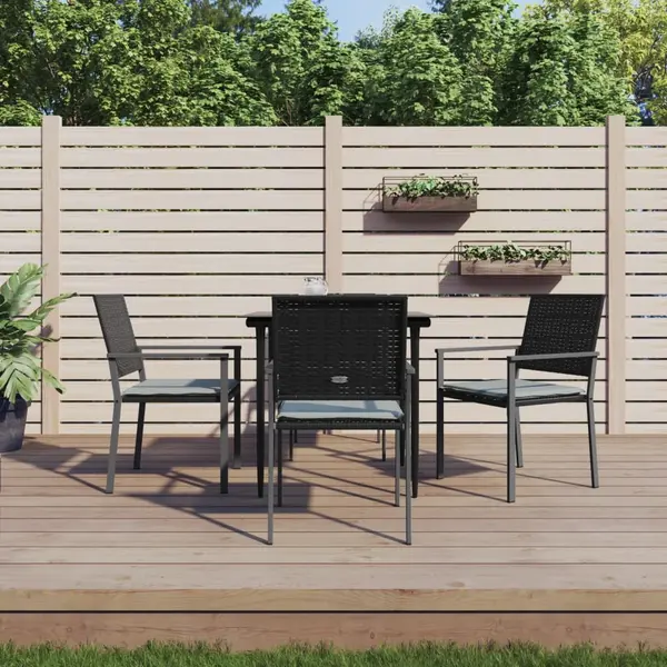 Gossi set mobilier de gradina cu perne, 5 piese, poliratan si otel