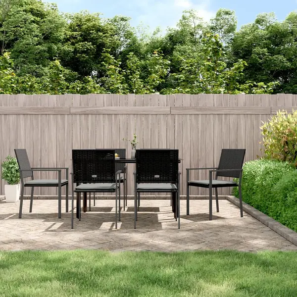 Gossi set mobilier de gradina cu perne, 7 piese, poliratan si otel
