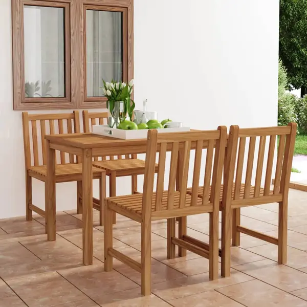 Gossi set mobilier gradina, 5 piese, lemn masiv de tec