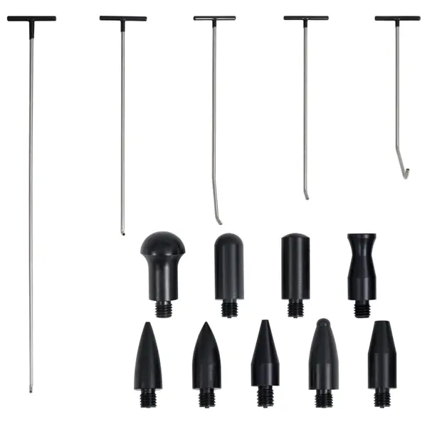 Gossi set reparatii deformari fara vopsea, 5 piese, otel inoxidabil