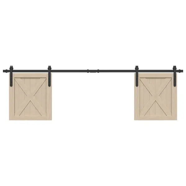 Gossi set usi glisante pentru dulap 183 cm otel carbon