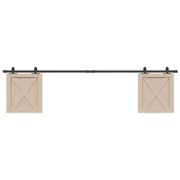 Gossi set usi glisante pentru dulap 213 cm otel carbon