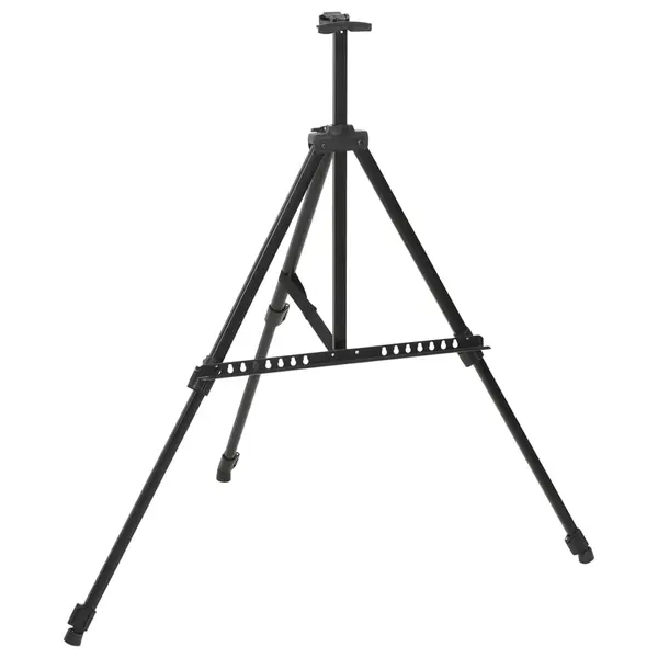 Gossi Șevalet de expunere reglabil, negru, metal