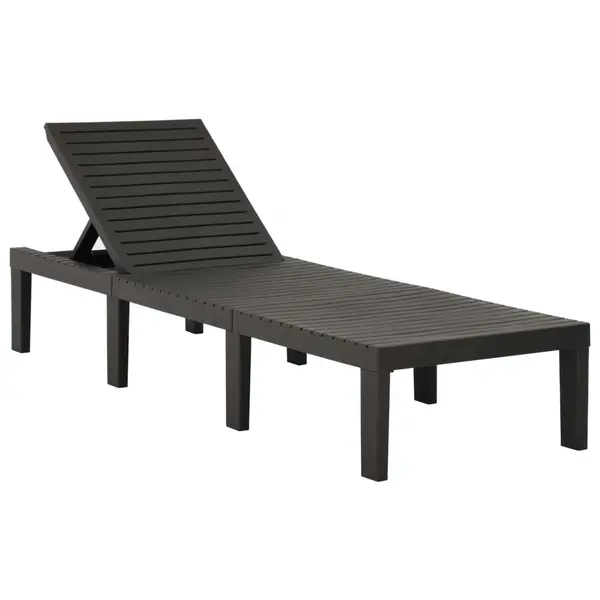Gossi Șezlong, antracit, plastic