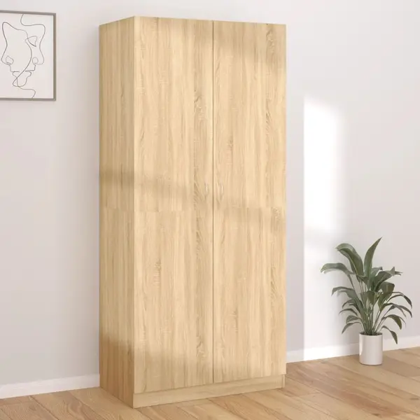 Gossi Șifonier, culoare stejar sonoma, 90x52x200 cm, lemn prelucrat