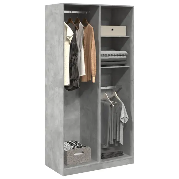 Gossi sifonier, gri beton, 100x50x200 cm, pal
