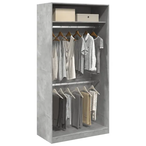 Gossi sifonier, gri beton, 100x50x200 cm, pal