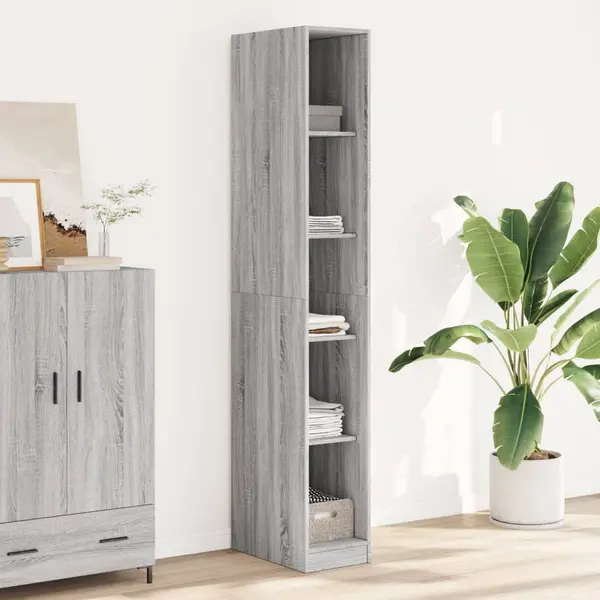 Gossi sifonier, gri sonoma, 30x50x200, lemn prelucrat