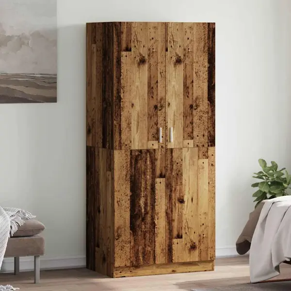 Gossi sifonier, lemn vechi, 90x52x200 cm, pal