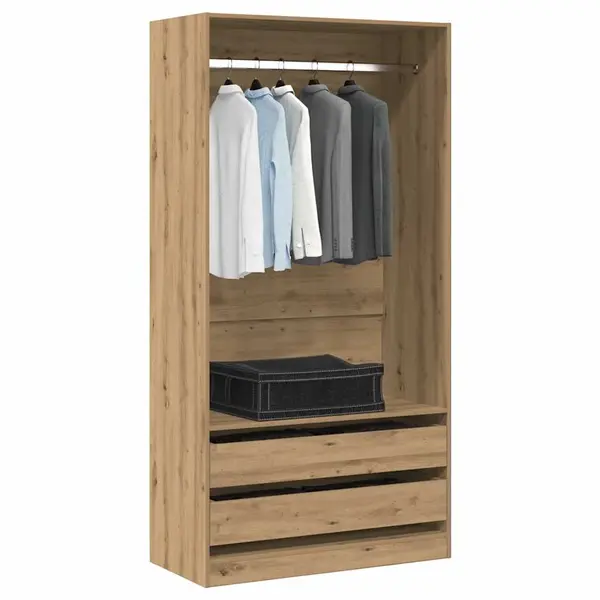 Gossi sifonier, stejar artizanal, 100x50x200 cm, lemn prelucrat