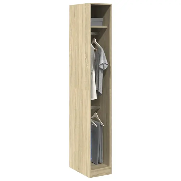 Gossi sifonier, stejar sonoma, 30x50x200 cm, lemn prelucrat