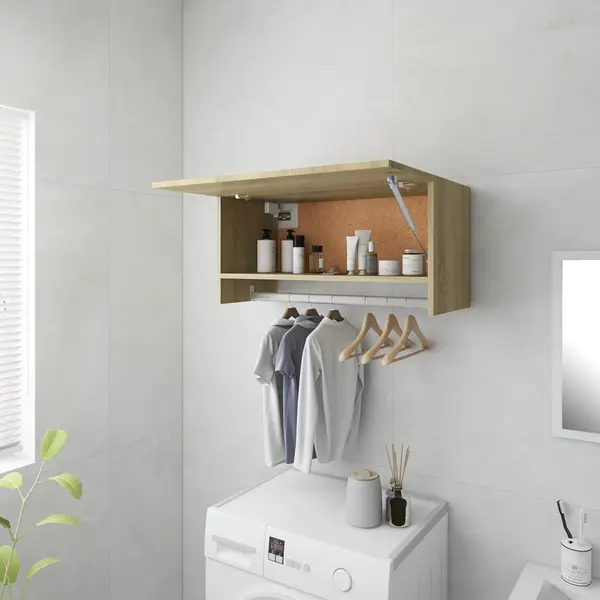 Gossi sifonier, stejar sonoma, 70x32,5x35 cm, pal