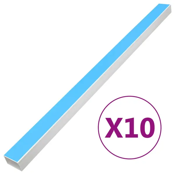 Gossi sine de cabluri autoadezive, 60x40 mm, 10 m, pvc