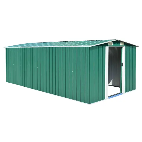 Gossi sopron de gradina, 257x489x181 cm, verde, metal