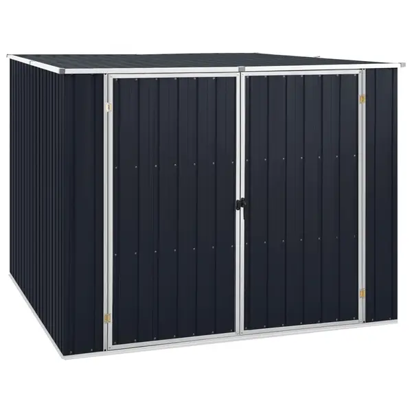 Gossi sopron de gradina, antracit, 195 x 198 x 159 cm otel galvanizat
