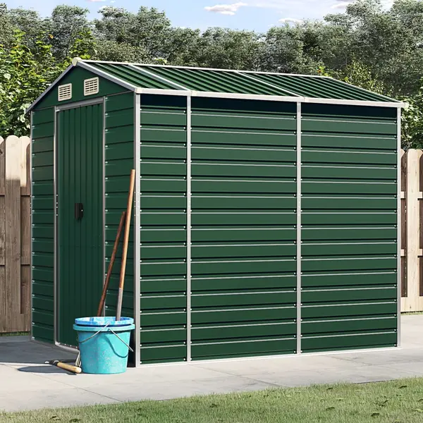 Gossi sopron de gradina, verde, 191x215x198 cm, otel zincat