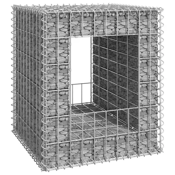 Gossi stalp cos gabion, 50x50x60 cm, fier