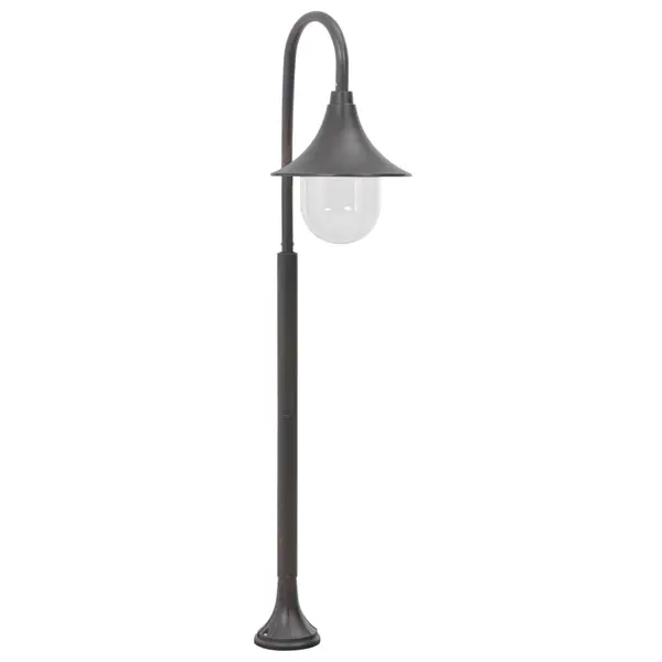 Gossi stalp de iluminat pentru gradina, bronz, 120 cm, aluminiu, e27