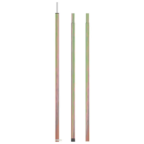 Gossi stalp telescopic pentru cort, lungime 170-255 cm, otel zincat