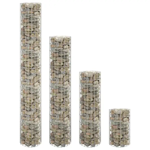 Gossi straturi inaltate gabion 4 buc. Ø30x50/100/150/200 cm circulare