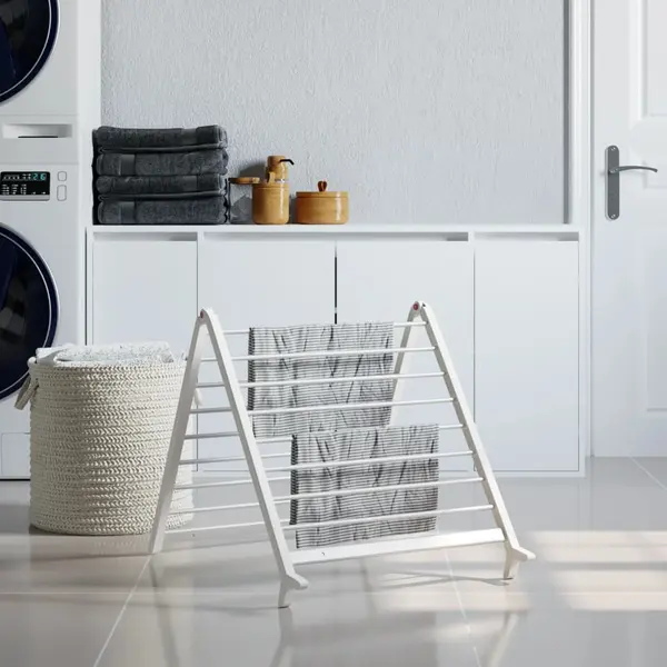 Gossi suport de uscare pentru cada extensibil, 53-90 cm, aluminiu