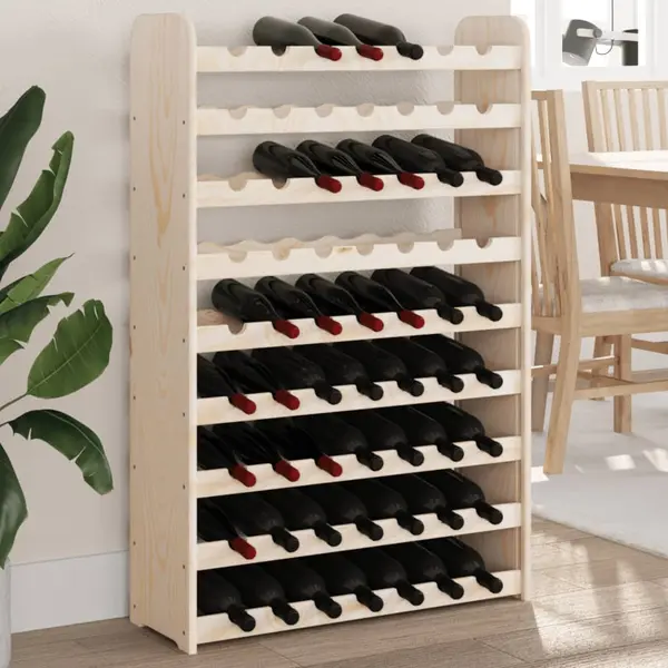Gossi suport de vinuri, 72,5x25x111,5 cm, lemn masiv de pin
