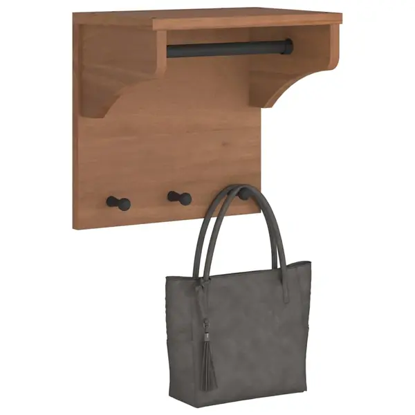Gossi suport pentru haine sandnes 43x30x42 cm, lemn masiv de pin