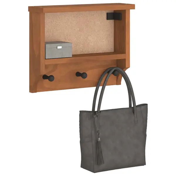 Gossi suport pentru haine sandnes 45x12x35 cm, lemn masiv de pin