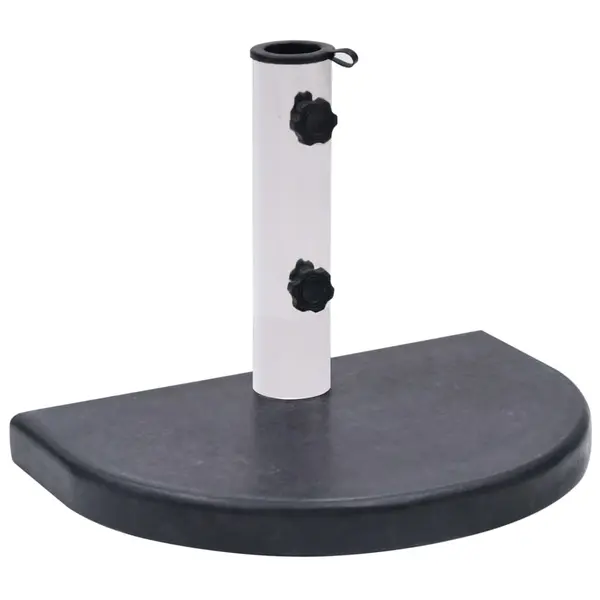 Gossi suport pentru umbrela, negru, 40x28x4 cm, granit